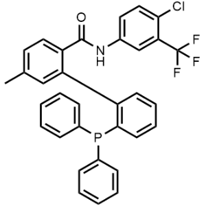 N-(4-Chloro-3-(trifluoromethyl)phenyl)-2'-(diphenylphosphanyl)-5-methyl-[1,1'-biphenyl]-2-carboxamide|CS-1369427