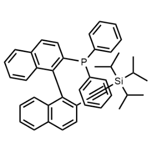 Diphenyl(2'-((triisopropylsilyl)ethynyl)-[1,1'-binaphthalen]-2-yl)phosphane|CS-1369450