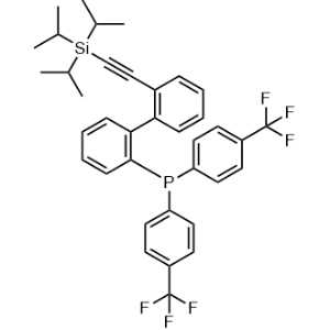 Bis(4-(trifluoromethyl)phenyl)(2'-((triisopropylsilyl)ethynyl)-[1,1'-biphenyl]-2-yl)phosphane|CS-1369463