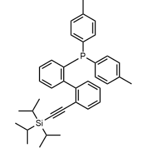 Di-P-tolyl(2'-((triisopropylsilyl)ethynyl)-[1,1'-biphenyl]-2-yl)phosphane|CS-1369464
