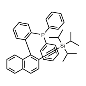 Diphenyl(2-(2-((triisopropylsilyl)ethynyl)naphthalen-1-yl)phenyl)phosphane|CS-1369465