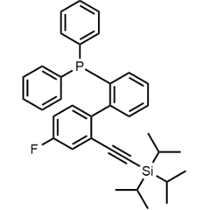 (4'-Fluoro-2'-((triisopropylsilyl)ethynyl)-[1,1'-biphenyl]-2-yl)diphenylphosphane|CS-1369473