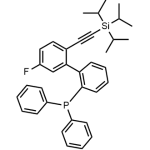 (5'-Fluoro-2'-((triisopropylsilyl)ethynyl)-[1,1'-biphenyl]-2-yl)diphenylphosphane|CS-1369474