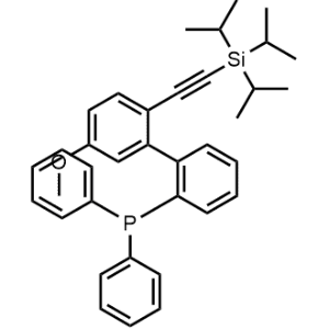 (5'-Methoxy-2'-((triisopropylsilyl)ethynyl)-[1,1'-biphenyl]-2-yl)diphenylphosphane|CS-1369478