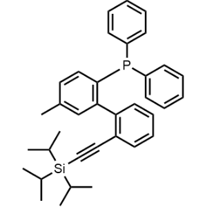 (5-Methyl-2'-((triisopropylsilyl)ethynyl)-[1,1'-biphenyl]-2-yl)diphenylphosphane|CS-1369484