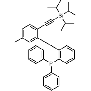 (5'-Methyl-2'-((triisopropylsilyl)ethynyl)-[1,1'-biphenyl]-2-yl)diphenylphosphane|CS-1369487