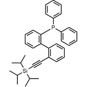 Diphenyl(2'-((triisopropylsilyl)ethynyl)-[1,1'-biphenyl]-2-yl)phosphane|CS-1369490