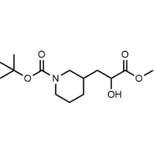 tert-Butyl 3-(2-hydroxy-3-methoxy-3-oxopropyl)piperidine-1-carboxylate|CS-1369523