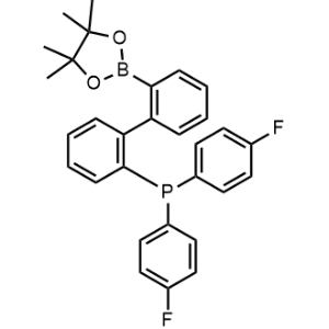 Bis(4-fluorophenyl)(2'-(4,4,5,5-tetramethyl-1,3,2-dioxaborolan-2-yl)-[1,1'-biphenyl]-2-yl)phosphane|CS-1369553