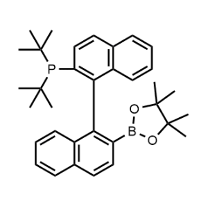 Di-tert-butyl(2'-(4,4,5,5-tetramethyl-1,3,2-dioxaborolan-2-yl)-[1,1'-binaphthalen]-2-yl)phosphane|CS-1369557