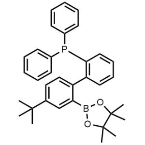 (4'-(Tert-butyl)-2'-(4,4,5,5-tetramethyl-1,3,2-dioxaborolan-2-yl)-[1,1'-biphenyl]-2-yl)diphenylphosphane|CS-1369571