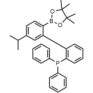 (5'-Isopropyl-2'-(4,4,5,5-tetramethyl-1,3,2-dioxaborolan-2-yl)-[1,1'-biphenyl]-2-yl)diphenylphosphane|CS-1369572