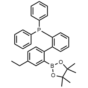 (4'-Ethyl-2'-(4,4,5,5-tetramethyl-1,3,2-dioxaborolan-2-yl)-[1,1'-biphenyl]-2-yl)diphenylphosphane|CS-1369573
