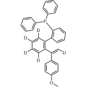 (E)-(2'-(1-(4-Methoxyphenyl)vinyl-2-d)-[1,1'-biphenyl]-2-yl-3',4',5',6'-d4)diphenylphosphane|CS-1369583