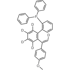 (Z)-(2'-(1-(4-Methoxyphenyl)vinyl-2-d)-[1,1'-biphenyl]-2-yl-3',4',5',6'-d4)diphenylphosphane|CS-1369584