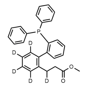 Methyl 3-(2'-(diphenylphosphanyl)-[1,1'-biphenyl]-2-yl-3,4,5,6-d4)propanoate-3-d|CS-1369585