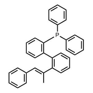 (E)-Diphenyl(2'-(1-phenylprop-1-en-2-yl)-[1,1'-biphenyl]-2-yl)phosphane|CS-1369592