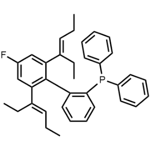 (4'-Fluoro-2',6'-di((E)-hex-3-en-3-yl)-[1,1'-biphenyl]-2-yl)diphenylphosphane|CS-1369602