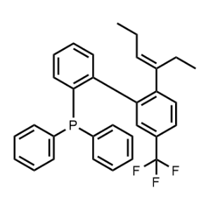 (E)-(2'-(Hex-3-en-3-yl)-5'-(trifluoromethyl)-[1,1'-biphenyl]-2-yl)diphenylphosphane|CS-1369621