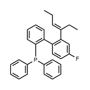 (E)-(4'-Fluoro-2'-(hex-3-en-3-yl)-[1,1'-biphenyl]-2-yl)diphenylphosphane|CS-1369623