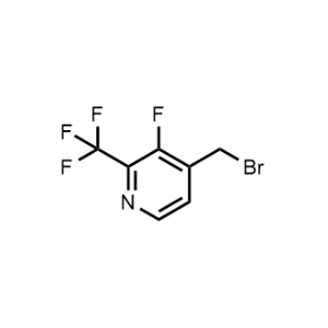 4-(Bromomethyl)-3-fluoro-2-(trifluoromethyl)pyridine|CS-1369679