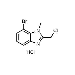 7-Bromo-2-(chloromethyl)-1-methyl-1H-benzo[d]imidazole hydrochloride|CS-1369686