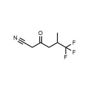 6,6,6-Trifluoro-5-methyl-3-oxohexanenitrile|CS-1369762