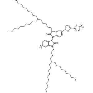 Poly[[1-(5-decylpentadecyl)-1,2-dihydro-2-oxo-3H-indol-6-yl-3-ylidene][1-(5-decylpentadecyl)-1,2-dihydro-2-oxo-3H-indol-6-yl-3-ylidene][2,2′-bithiophene]-5,5′-diyl]|CS-1369791