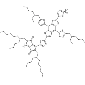 Poly[[2,5-bis(2-butyloctyl)-2,3,5,6-tetrahydro-3,6-dioxopyrrolo[3,4-c]pyrrole-1,4-diyl]-2,5-thiophenediyl[4,8-bis[5-(2-ethylhexyl)-2-thienyl]benzo[1,2-b:4,5-b′]dithiophene-2,6-diyl]-2,5-thiophenediyl|CS-1369793