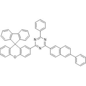 2-Phenyl-4-(6-phenylnaphthalen-2-yl)-6-(spiro[fluorene-9,9'-xanthen]-2'-yl)-1,3,5-triazine|CS-1369809