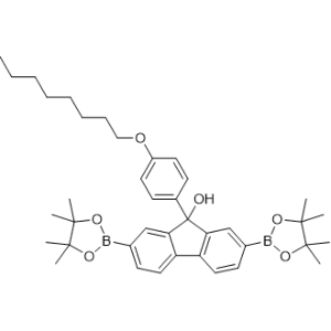 9-(4-(Octyloxy)phenyl)-2,7-bis(4,4,5,5-tetramethyl-1,3,2-dioxaborolan-2-yl)-9H-fluoren-9-ol|CS-1369821