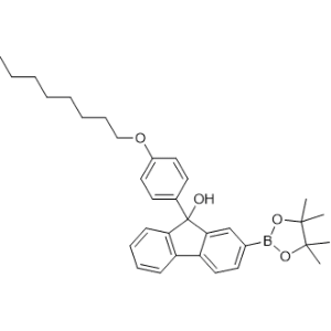 9-(4-(Octyloxy)phenyl)-2-(4,4,5,5-tetramethyl-1,3,2-dioxaborolan-2-yl)-9H-fluoren-9-ol|CS-1369822