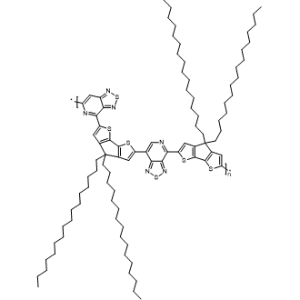 Poly[[1,2,5]thiadiazolo[3,4-c]pyridine-4,7-diyl(4,4-dihexadecyl-4H-cyclopenta[2,1-b:3,4-b′]dithiophene-2,6-diyl)[1,2,5]thiadiazolo[3,4-c]pyridine-7,4-diyl(4,4-dihexadecyl-4H-cyclopenta[2,1-b:3,4-b′]dithiophene-2,6-diyl)]|CS-1369829