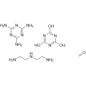 Formaldehyde compound with 1,3,5-triazine-2,4,6-triol and 1,3,5-triazine-2,4,6-triamine and N1-(2-aminoethyl)ethane-1,2-diamine 1:1:1:1|CS-1369838