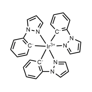 Iridium, tris[2-(1H-pyrazol-1-yl-κN2)phenyl-κC]-, (OC-6-22)-|CS-1369859