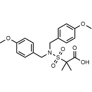 2-(N,N-Bis(4-methoxybenzyl)sulfamoyl)-2-methylpropanoic acid|CS-1369881