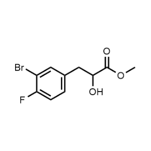 Methyl 3-(3-bromo-4-fluorophenyl)-2-hydroxypropanoate|CS-1369928