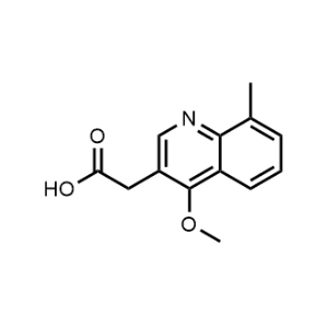 2-(4-Methoxy-8-methylquinolin-3-yl)acetic acid|CS-1369988