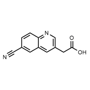 2-(6-Cyanoquinolin-3-yl)acetic acid|CS-1369999