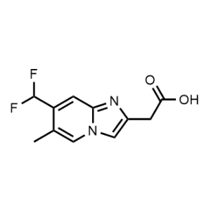 2-(7-(Difluoromethyl)-6-methylimidazo[1,2-a]pyridin-2-yl)acetic acid|CS-1370002