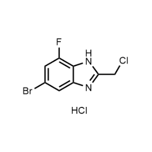 5-Bromo-2-(chloromethyl)-7-fluoro-1H-benzo[d]imidazole hydrochloride|CS-1370006