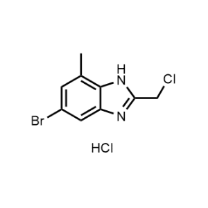 5-Bromo-2-(chloromethyl)-7-methyl-1H-benzo[d]imidazole hydrochloride|CS-1370032