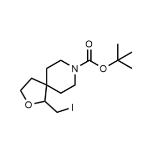 tert-Butyl 1-(iodomethyl)-2-oxa-8-azaspiro[4.5]decane-8-carboxylate|CS-1370095