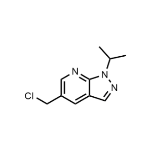 5-(Chloromethyl)-1-isopropyl-1H-pyrazolo[3,4-b]pyridine|CS-1370115