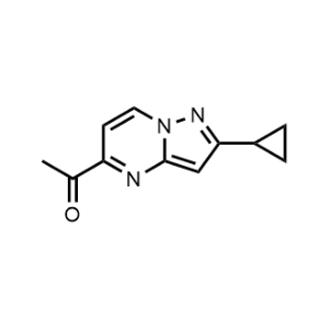1-(2-Cyclopropylpyrazolo[1,5-a]pyrimidin-5-yl)ethan-1-one|CS-1370128