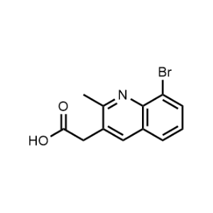 2-(8-Bromo-2-methylquinolin-3-yl)acetic acid|CS-1370131