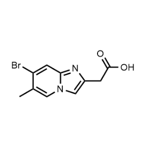 2-(7-Bromo-6-methylimidazo[1,2-a]pyridin-2-yl)acetic acid|CS-1370132