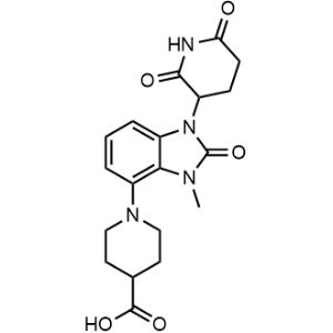 1-(1-(2,6-Dioxopiperidin-3-yl)-3-methyl-2-oxo-2,3-dihydro-1H-benzo[d]imidazol-4-yl)piperidine-4-carboxylic acid|CS-1370141