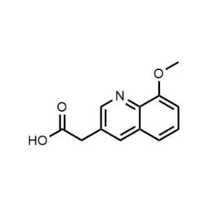 2-(8-Methoxyquinolin-3-yl)acetic acid|CS-1370156