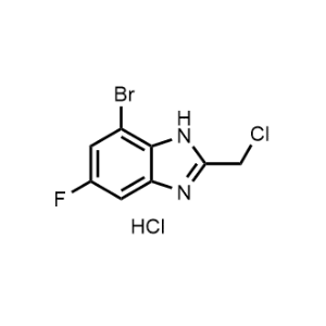 7-Bromo-2-(chloromethyl)-5-fluoro-1H-benzo[d]imidazole hydrochloride|CS-1370168